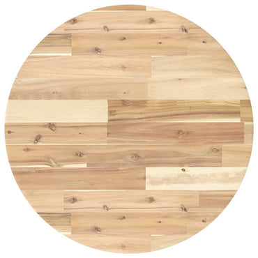 vidaXL Plateau de table rond Ø60x2 cm en bois d'acacia massif