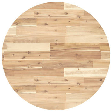 vidaXL Tischplatte Rund Ø70x4 cm Massivholz Akazie