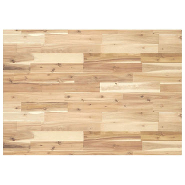 vidaXL Tischplatte Rechteckig 100x70x4 cm Massivholz Akazie
