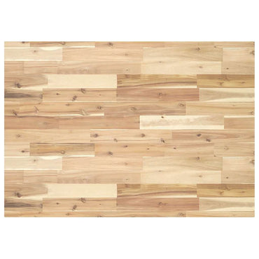vidaXL Tischplatte Rechteckig 120x70x4 cm Massivholz Akazie