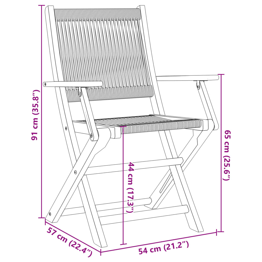 vidaXL 7-tlg. Garten-Essgruppe Polypropylen und Massivholz Beige