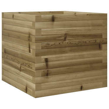 vidaXL Jardinière 50x50x46 cm en pin imprégné