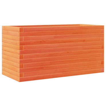 vidaXL Pflanzkübel Wachsbraun 90x40x46 cm Massivholz Kiefer