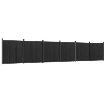 vidaXL Zaunelement Grau 1045x186 cm WPC