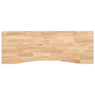 vidaXL Schreibtischplatte Unbehandelt 140x50x2,5 cm Massivholz Eiche