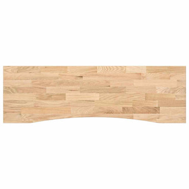 vidaXL Schreibtischplatte Unbehandelt 160x50x2,5 cm Massivholz Eiche