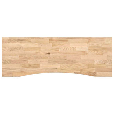 vidaXL Schreibtischplatte Unbehandelt 140x60x2,5 cm Massivholz Eiche