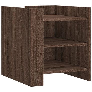 vidaXL Nachttisch Braun Eichen-Optik 45x50x50 cm Holzwerkstoff