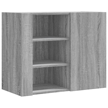 vidaXL Étagère murale gris Sonoma 75x35x60 cm bois d'ingénierie