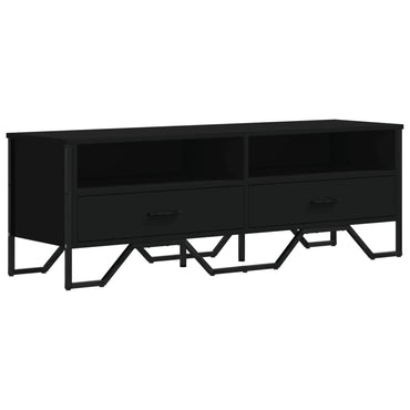 vidaXL Meuble TV Noir 122x34x41 cm Bois d'ingénierie