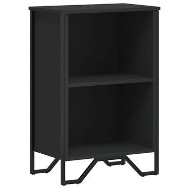 vidaXL Bücherregal Schwarz 50x31x74,5 cm Holzwerkstoff