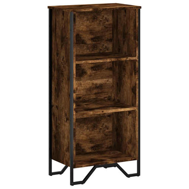 vidaXL Bücherregal Räuchereiche 50x31x106 cm Holzwerkstoff