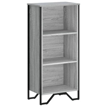 vidaXL Bücherregal Grau Sonoma 50x31x106 cm Holzwerkstoff