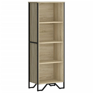vidaXL Bücherregal Sonoma-Eiche 50x31x137,5 cm Holzwerkstoff
