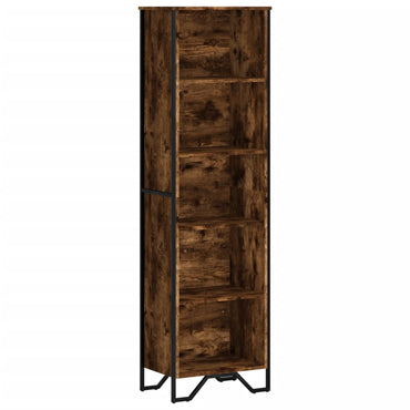 vidaXL Bücherregal Räuchereiche 50x31x169 cm Holzwerkstoff