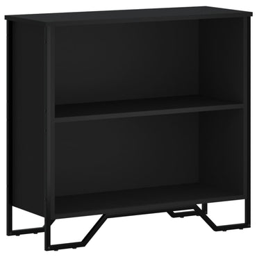 vidaXL Bücherregal Schwarz 80x31x74,5 cm Holzwerkstoff