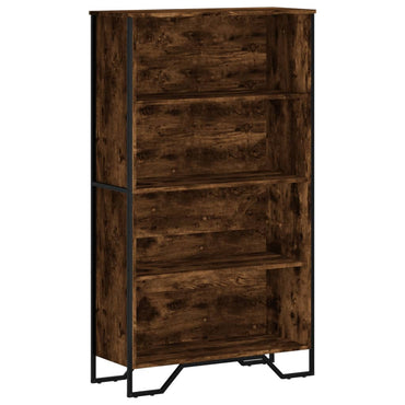 vidaXL Bücherregal Räuchereiche 80x31x137,5 cm Holzwerkstoff