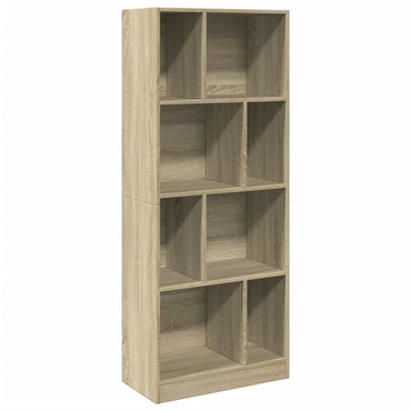 vidaXL Bücherregal Sonoma-Eiche 57x28,5x141 cm Holzwerkstoff