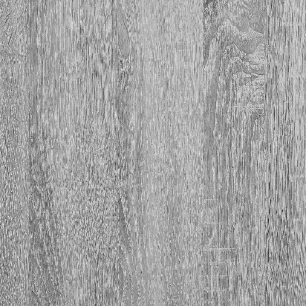 vidaXL Wand-Nachttische 2 Stk. Grau Sonoma 40x31x39,5 cm