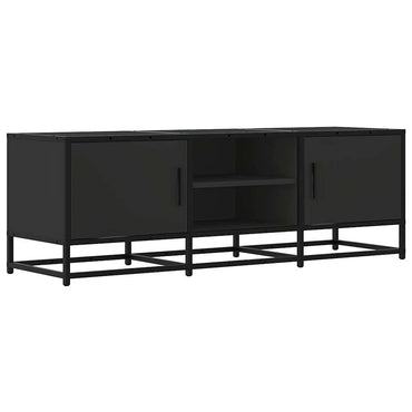 vidaXL TV-Schrank Schwarz 120x35x41 cm Holzwerkstoff und Metall