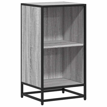 vidaXL Bücherregal Grau Sonoma 40x35x76 cm Holzwerkstoff
