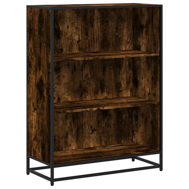 vidaXL Bücherregal Räuchereiche 80,5x35x107,5 cm Holzwerkstoff