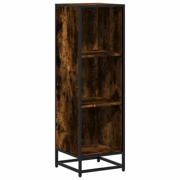 vidaXL Étagère à livres chêne fumé 33,5x33x107,5 cm bois d'ingénierie