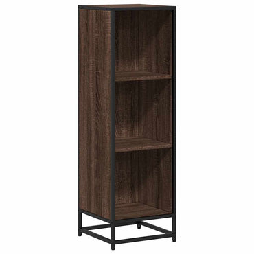 vidaXL Bücherregal Braun Eichen-Optik 33,5x33x107,5 cm Holzwerkstoff