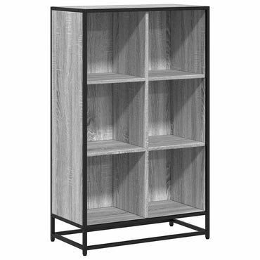vidaXL Bibliothèque Gris Sonoma 65,5x33x107,5 cm Bois d'ingénierie