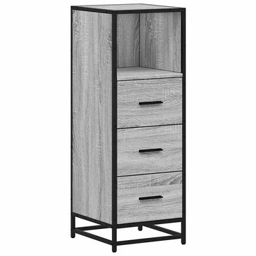 vidaXL Meuble de salle de bain gris Sonoma 35x37,5x100 cm bois d'ingénierie