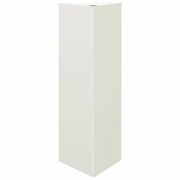 vidaXL Pflanzkübel Weiß Dreieckig 30x26x75 cm Stahl