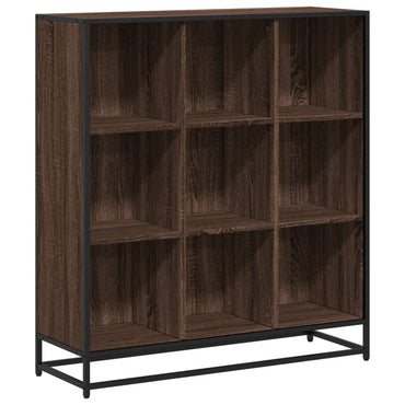 vidaXL Bücherregal Eichen-Optik 97,5x33x107,5 Holzwerkstoff und Metall