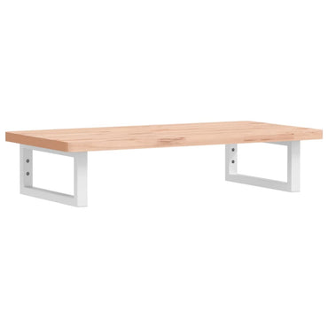vidaXL Waschbeckenregal Wandmontage Stahl und Massivholz Buche
