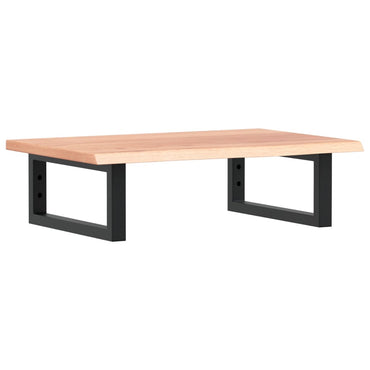 vidaXL Waschtischplatte mit Halterung Stahl und Massivholz Eiche