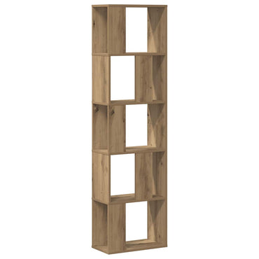 vidaXL Bücherregal 5 Böden Artisan-Eiche 45x23,5x162,5 Holzwerkstoff