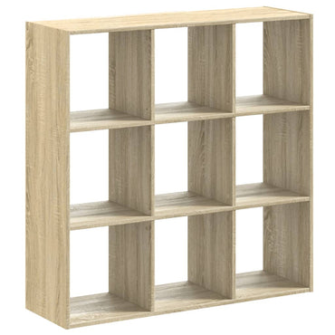 vidaXL Bücherregal Sonoma-Eiche 102x32x102 cm Holzwerkstoff