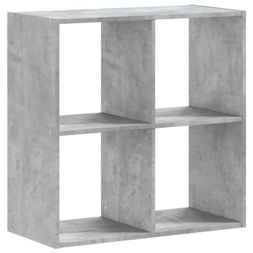 vidaXL Bücherregal Betongrau 68,5x32x68,5 cm Holzwerkstoff