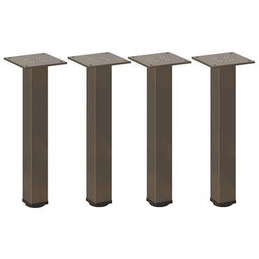 vidaXL Couchtischbeine 4 Stk. Naturstahl 30-32 cm Stahl