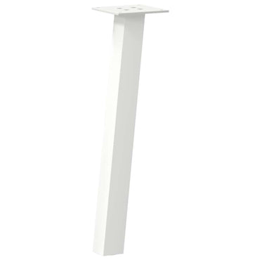 vidaXL Couchtischbeine 4 Stk. Weiß 30 cm Stahl