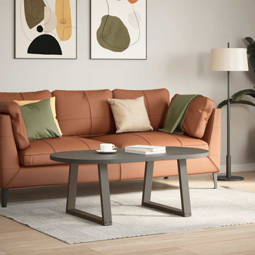 vidaXL Couchtischbeine V-Form 2 Stück Naturstahl 70x(42-43,3) cm Stahl