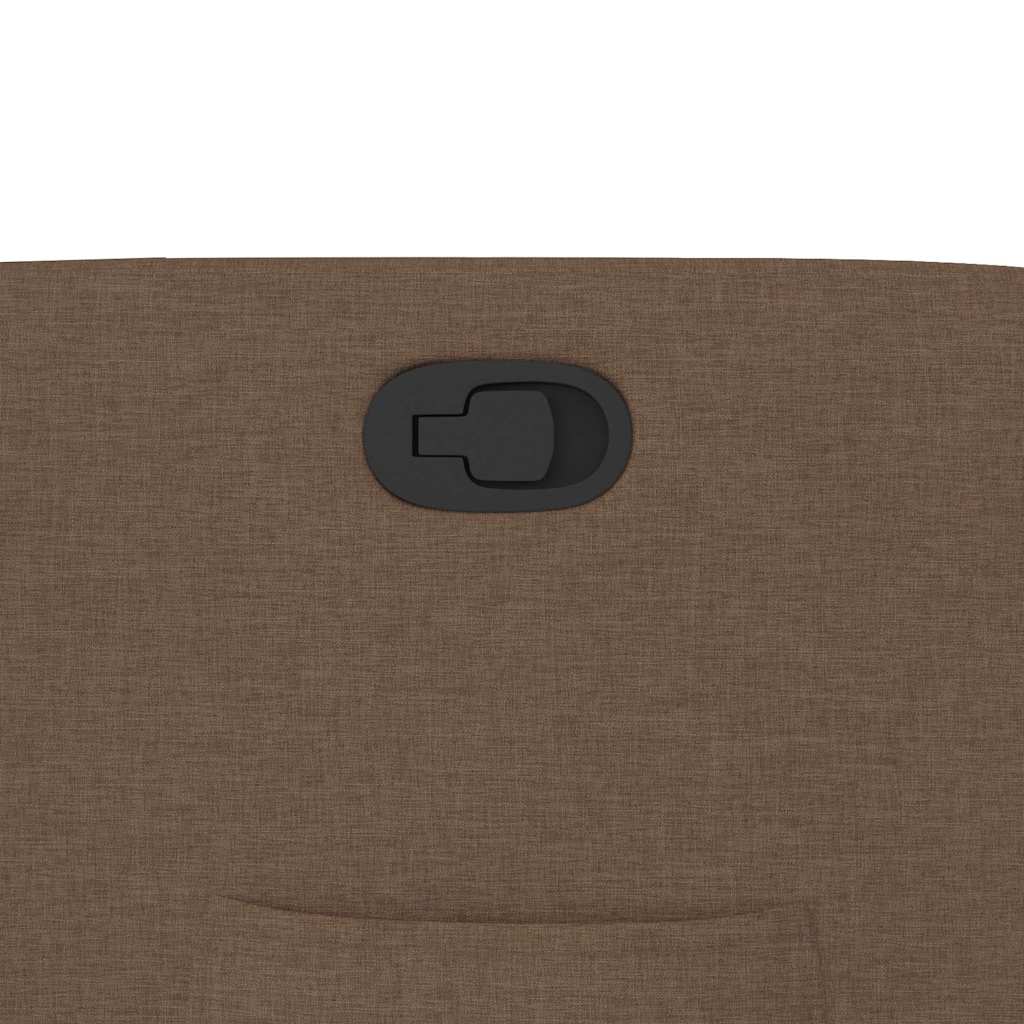 vidaXL Fauteuil relax avec fonction releveur Tissu marron