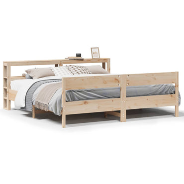 vidaXL Lit en bois massif sans matelas 180x200 Bois de pin