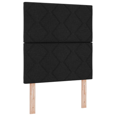 vidaXL Kopfteil mit Kopfteil Schwarz 80 cm Stoff