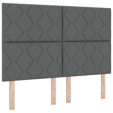 vidaXL Kopfteil Grau 160 cm Stoff