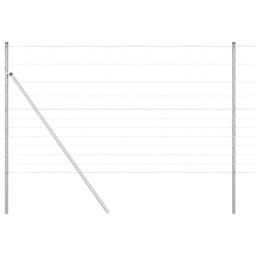 vidaXL Zaunpfosten Galvanisiert 25 x 1,4 m Stahl