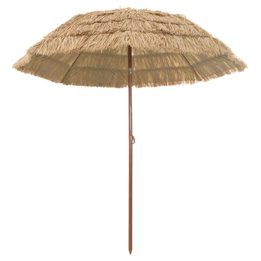 vidaXL Garten-Sonnenschirm Natur 205 x 205 x 210 cm