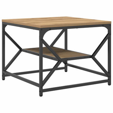 vidaXL Couchtisch Artisan-Eiche 51 x 50 x 40 cm