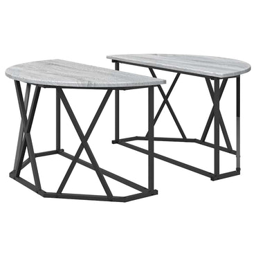 vidaXL Couchtisch Graues Sonoma 80 x 80 x 42 cm