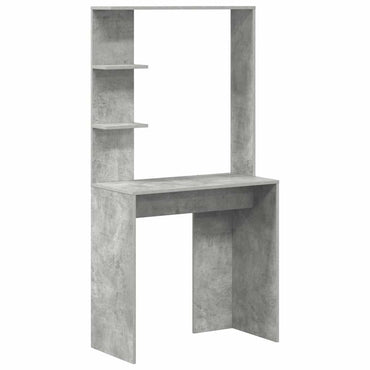 vidaXL Schreibtisch Beton Grau 78,5 x 37 x 154,5 cm Holzwerkstoff