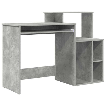 vidaXL Schreibtisch Beton Grau 120,5 x 44 x 88,5 cm Holzwerkstoff